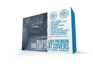 Bulldogology dog car seat cover