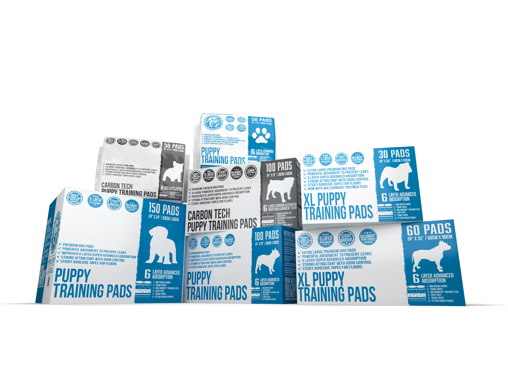 Bulldogology Best Premium Puppy Training Pads