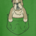 english bulldog pocket tshirt01