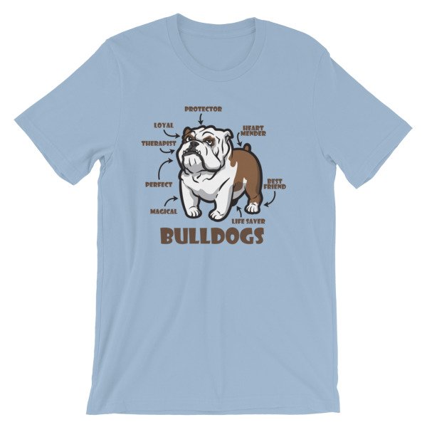 Good Ol' Bully English Bulldog Affectionate Loyal Loving Dog T-shirt WS714