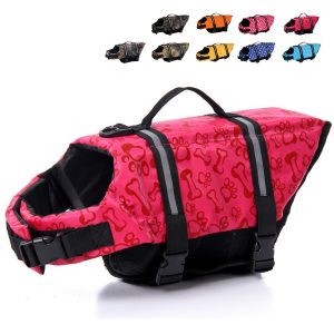 HAOCOO Dog Life Jacket Vest Saver Safety Swimsuit