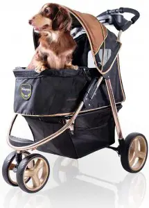 ibiyaya 3 Wheel Dog Stroller for Small and Medium Dogs Dog Strollers and Carriages: Our Top Picks in 2020