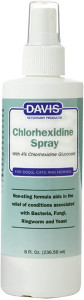Davis Dog and Cat Chlorhexidine Spray, 4 Percent, 8-Ounce