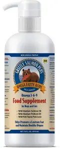 Grizzly Salmon Plus Omega Fatty Acids Food Supplement for Dogs & Cats