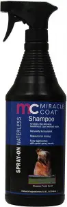 Miracle Coat Spray on Waterless Dog Shampoo