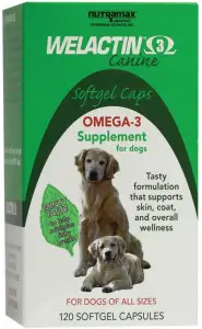 Welactin Omega-3 Skin and Coat Support, 120 Softgels