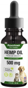 Downtown Pet Supply 500 or 1000 MG of Hemp Oil for Dogs