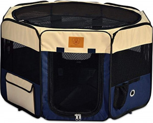 Precision Pet by Petmate Soft Side Play Yard With Heavy Duty Carrying Case