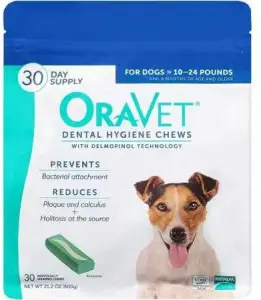 OraVet Dental Hygiene Chews Small 10-24lbs (30 Count)