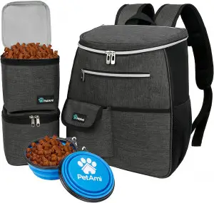 Petgather Dog Travel Bag for Supplies with Lifetime Pet-Friendly Tour Guild Camping Dog Bags for Traveling Road Trip Ideal Dog Travel Kit Easy Organizing Dog Travel Accessories for Pet Lover 
