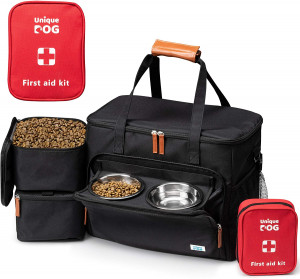 Unique Dog Travel Bag - Dog Traveling Luggage Set for Dogs Accessories