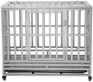 LUCKUP Heavy Duty Dog Cage