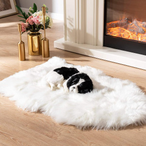 Soft Faux Fur Pet Bed Mat Plush and Fluffy Pet Pad Ultra Cozy