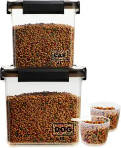 Dog Food Storage Container,Lockcoo 2-Pack