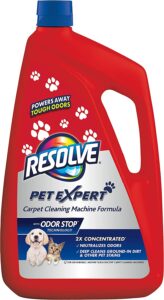 Resolve Pet Steam Carpet Cleaner Solution Shampoo
