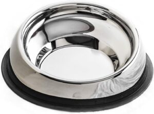 Enhanced Pet Bowl - Stainless Steel Dog Bowl for Flat-Faced Dog Breeds