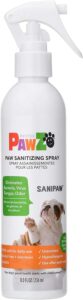 PawZ SaniPaw Dog Paw Sanitizer and Odor Eliminating Spray