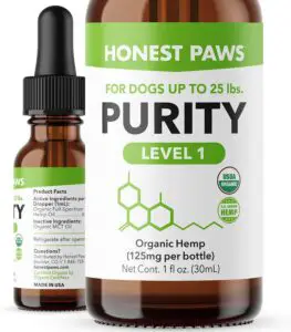 Honest paws purity hemp oil for dogs
