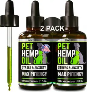 Pawstopia hemp oil for dogs and cats