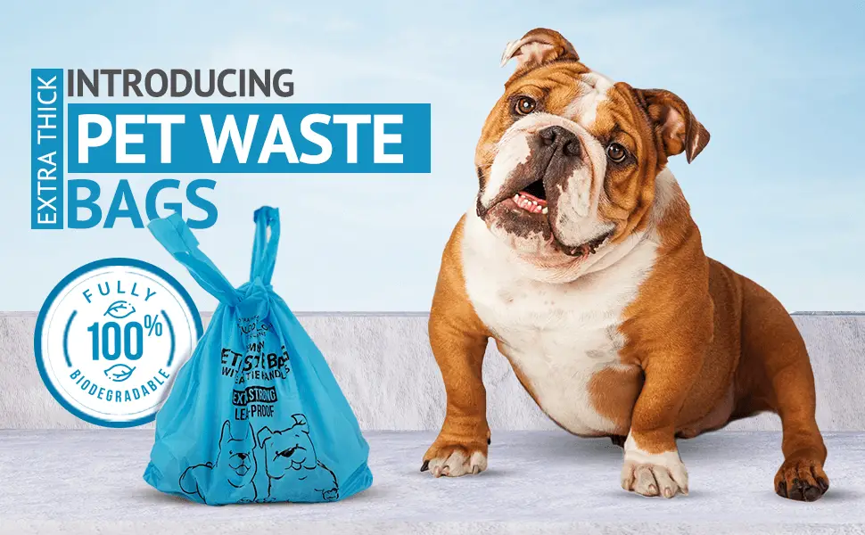 Thick Dog Poop Bags 100% Leak Proof, Biodegradable