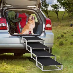 Dog Ramp, Extra Wide Dog Car Stair for Large Dogs,Dog Ramp