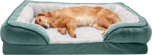 Furhaven XL Cooling Gel Foam Dog Bed Perfect Comfort Plush