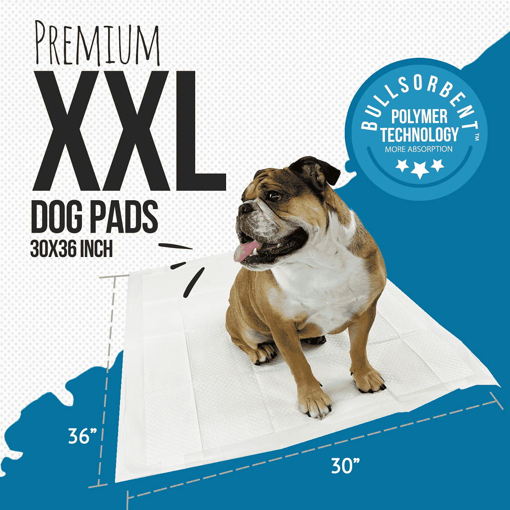 Premium Pet Training Pads XXL (30x36") Bulldogology