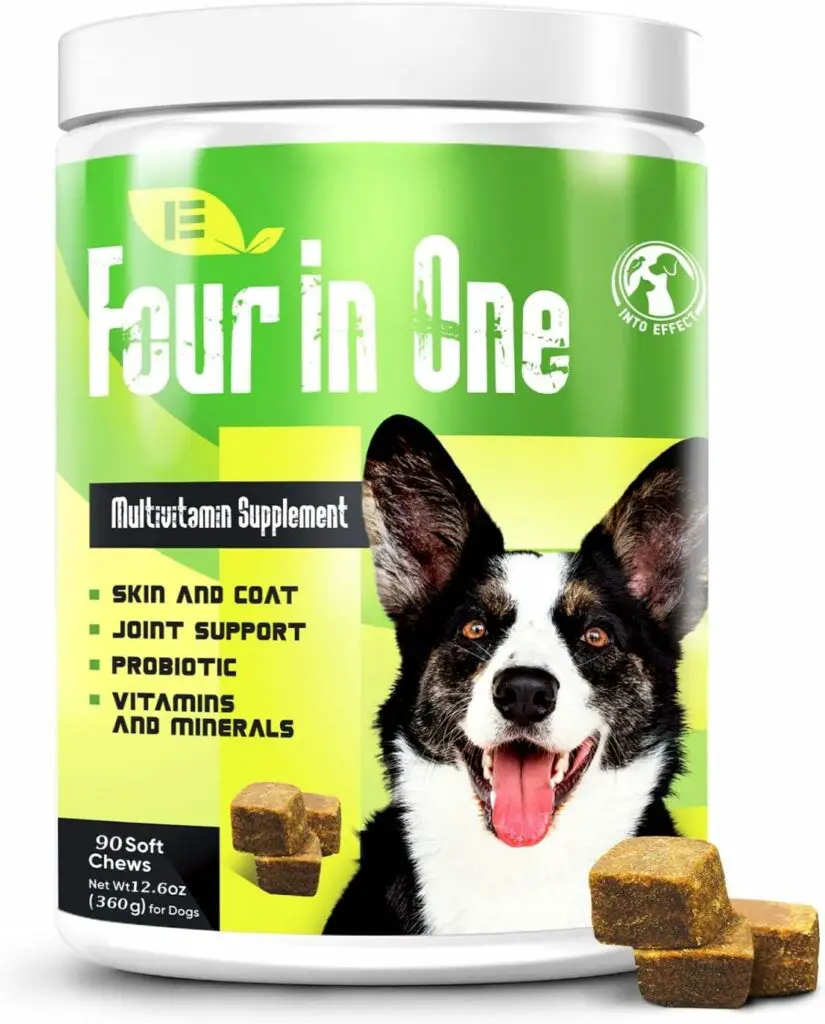 IE 4 in 1 Dog Multivitamins 10 Best Supplement for Dogs with Arthritis: Relieve Your Pup's Pain Today!