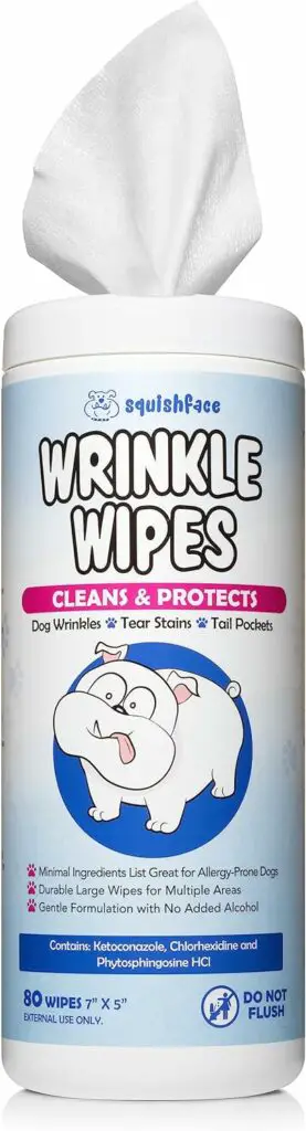 Squishface Wrinkle Wipes 9 Best Bulldog Wrinkle Wipes [2024] for Quickly Cleaning Your Lovely Pup