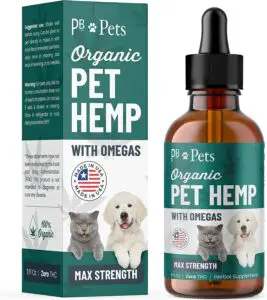 organic pet hemp oil 267x300 1 Best Hemp Oil For Dogs - Our Top 12 Picks of [2024]