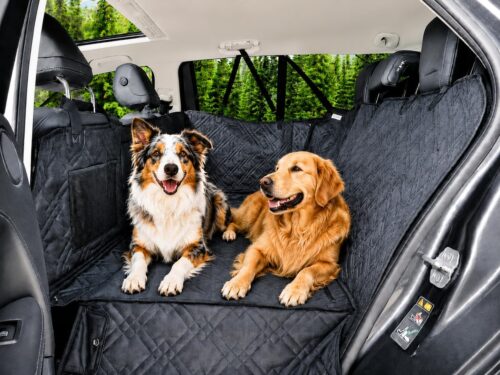 Dog Car Seat Cover Extender with Hard Bottom | Bulldogology